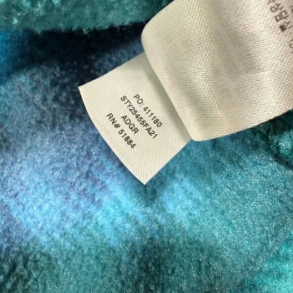 Patagonia Pullover Adult Small Teal Blue Synchilla Fleece Snap-T Retro VTG - Picture 7 of 9